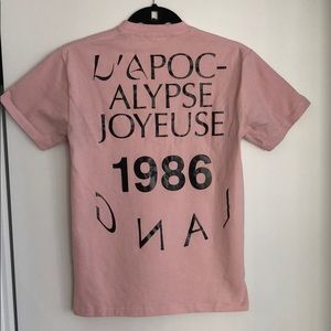 Helmut Lang Tops - Helmut Lang pink logo t-shirt Helmut Lang Tops - Helmut Lang pink logo t-shirt